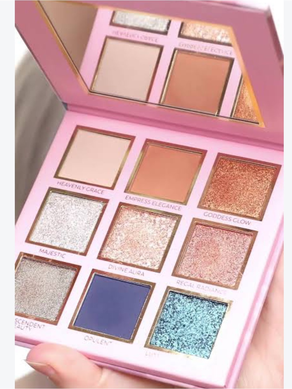 Goddess Eyeshadow Palette by LOISE — Pink Purple Cloud Design